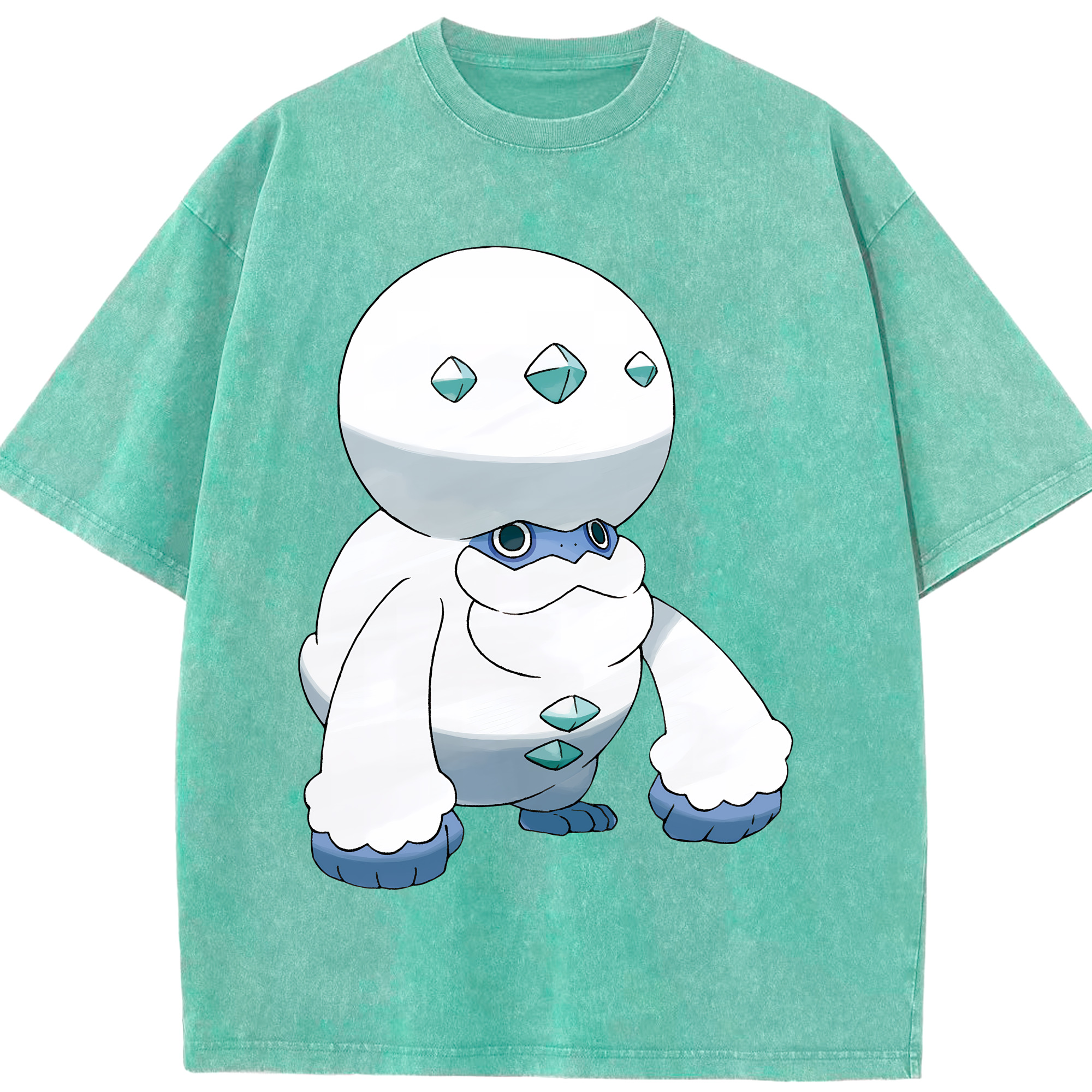 （画像用） ポケットモンスター Pokémon 綿100% ヴィンテージ風 半袖Tシャツ（フロントプリント）